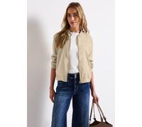 Street One Frauen Blouson in Unifarbe in Beige, Gr: 36