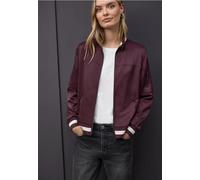 Street One Frauen Blouson mit Collegedetails in Rot, Gr: 36