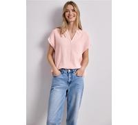 Street One Frauen Blusenshirt in Musselin-Qualität in Rosa, Gr: 44