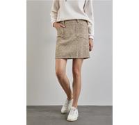 Street One Frauen Bouclé-Rock in Braun, Gr: 44