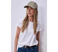 Street One Frauen Cap mit Leo-Muster im Washed-Look in Braun, Gr: One size