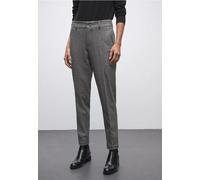 Street One Frauen Casual Fit Jacquard Chino in Schwarz, Gr: 32