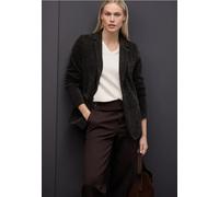 Street One Frauen Chenille Cord-Blazer in Braun, Gr: 46