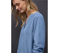 Street One Damen Cordbluse mit Rüschen