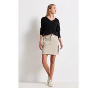 Street One Frauen Cordrock in A-Linie in Beige, Gr: 38
