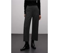Street One Frauen Culotte mit feinem Muster in Schwarz, Gr: 36