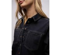Street One Frauen Denim Hemdbluse in Blau, Gr: 46