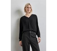 Street One Frauen Dolman Bluse in Schwarz, Gr: 42