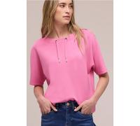 Damen Dropped Shoulder Shirt im Silk-Look