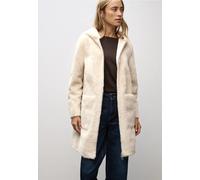 Wollmantel STREET ONE, Damen, Gr. 40, pastel sand, Obermaterial: 100% Polyester; Futter: 100% Polyester, unifarben, comfort fit normal, ohne Ausschnitt, normaler Saum, Mäntel (29041953-40) pastel sand