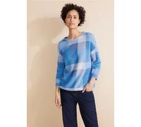 Strickpullover STREET ONE Gr. 44, blau (light spring blue) Damen Pullover Feinstrickpullover (44153026-44)
