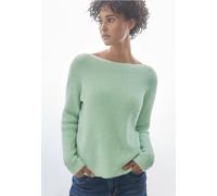 Street One Frauen Federgarn-Pullover in Grün, Gr: 44