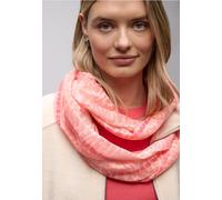 Street One Frauen Gemusterter Loop-Schal in Pink, Gr: One size