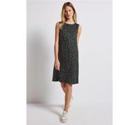 Street One Frauen Gemustertes Kleid in Grün, Gr: 46