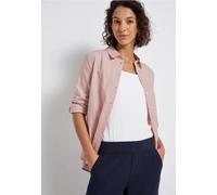 Street One Frauen Gestreifte Business Bluse in Rosa, Gr: 34
