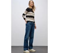 Street One Gestreifter Pullover Black 38