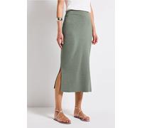 Street One Frauen Glitzernder Rock in Grün, Gr: 44