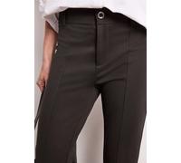 Street One Frauen High Waist Bootcut Hose im Skinny Fit in Braun, Gr: 46
