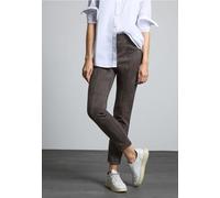 Street One Frauen Hose im Verlours-Look in Braun, Gr: 46