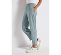 Street One Frauen Hose mit Gallonstreifen in Blau, Gr: 42