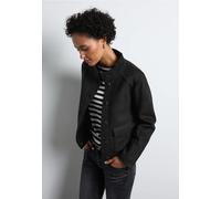 Street One Frauen Jacke in Velours-Optik in Schwarz, Gr: 44