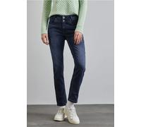 Street One Frauen Jeans im Cargo-Look in Blau, Gr: 34