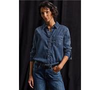 Street One Frauen Jeansbluse in Blau, Gr: 36