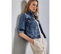 Street One Frauen Jeansjacke in Blau, Gr: 34