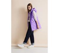 Street One Frauen Kapuzen Longweste in Lila, Gr: 42