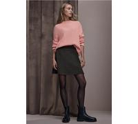 Street One Frauen Karierter Rock in Schwarz, Gr: 46