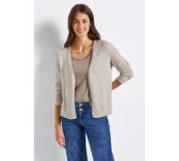 Street One Frauen Kurzer Cardigan in Beige, Gr: 36