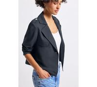 Street One Frauen Kurzer Trenchcoat in Blau, Gr: 42