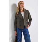 Street One Frauen Kurzer Trenchcoat in Braun, Gr: 44