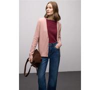 Street One Frauen Kuscheliger V-Neck Cardigan in Rosa, Gr: 46