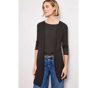 Street One Frauen Langarm Jacke in offener Passform in Braun, Gr: 40