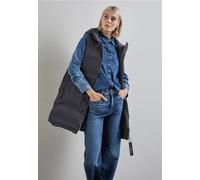 STREET ONE Damen A220239 Lange Weste, Gravity Blue, 36