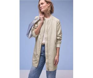 Street One Frauen Langer Blouson in Beige, Gr: 44