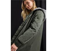 Street One Langer Blousun mit Kapuze cypress green 38