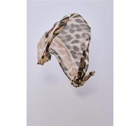 Street One Frauen Langer Schal mit Leo-Muster in Beige, Gr: One size