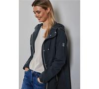 Street One Frauen Langer Windbreaker in Blau, Gr: 38