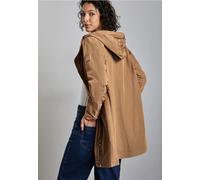 Street One Frauen Langer Windbreaker in Braun, Gr: 36