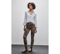 Street One Damen Leggings mit Leo-Muster