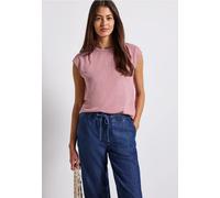 Street One Frauen Leinen-Look Shirt in Rosa, Gr: 34