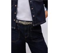 Ledergürtel STREET ONE, Damen, Gr. 95, powder beige, Stoff, 100% Rindsleder, Gürtel Ledergürtel, Echtleder (74911942-95) powder beige