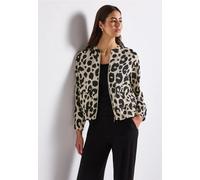 Street One Frauen Leo Musselin Blouson in Beige, Gr: 36