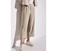 Street One Frauen Melange Culotte in Beige, Gr: 44