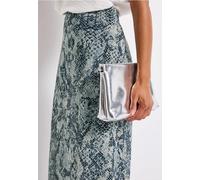 Street One Frauen Mesh-Rock mit Snake Print in Blau, Gr: 32