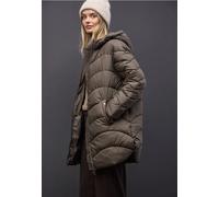 Street One Frauen Midi Steppjacke in Braun, Gr: 44