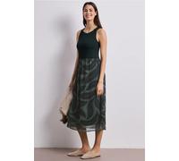 Street One Strukturmixkleid mit Detail deep Bound Green 46