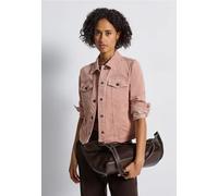 Cordjacke STREET ONE, Damen, Gr. 38, faded rose, Web, Obermaterial: 98% Baumwolle, 2% Elasthan; Futter: 80% Polyester, 20% Baumwolle, unifarben, normal normal, V-Ausschnitt, Bündchen, Jacken, in Cord-